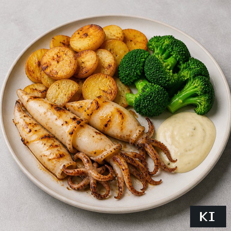 Gegrillte Calamari