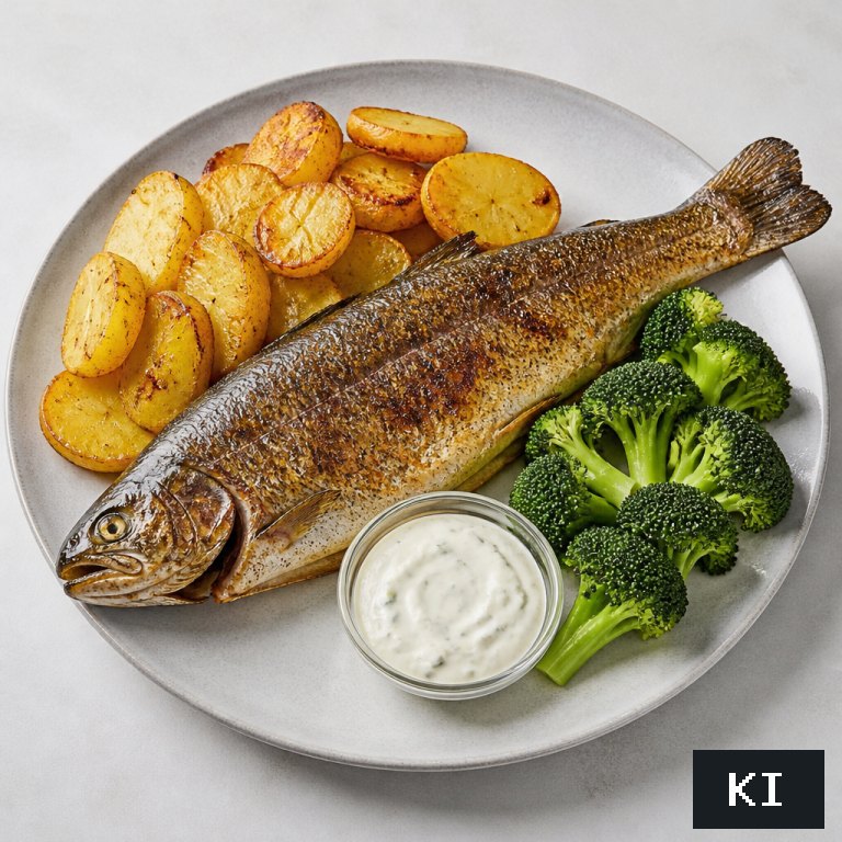 Gegrillte Forelle