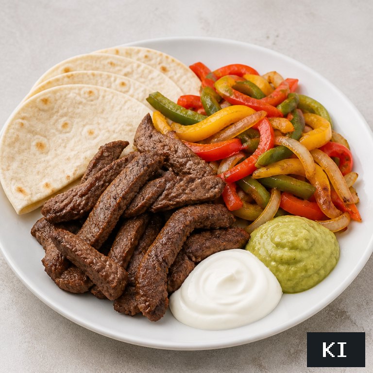 Fagitas con carne Vacuno