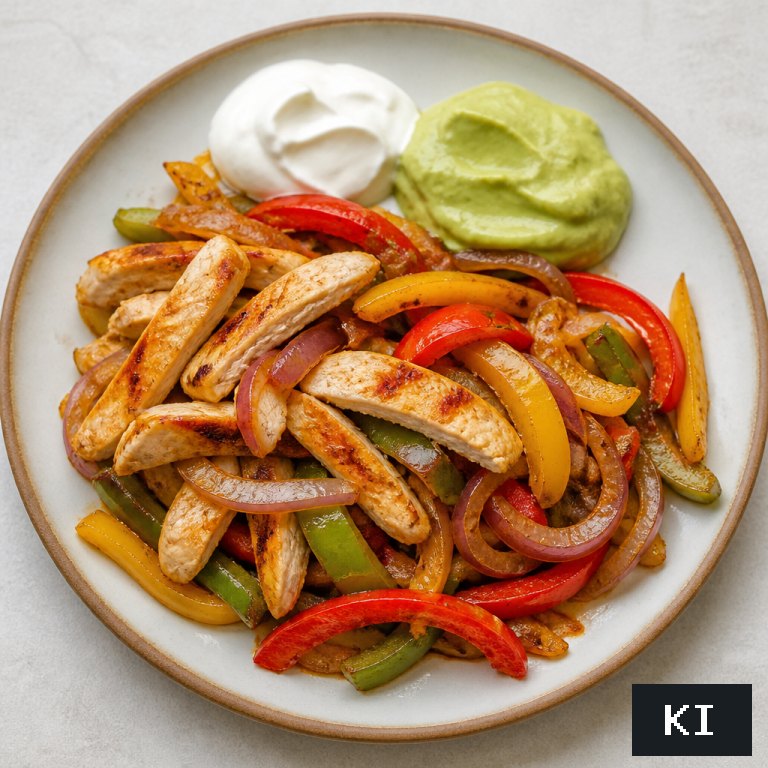 Fajitas con Pollo